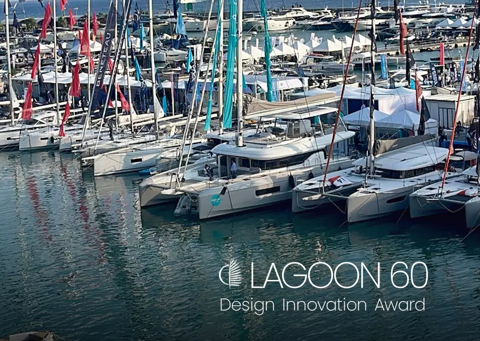 The Lagoon60 triumphs at the fifth edition of the Design Innovation Award at the Genoa Boat Show